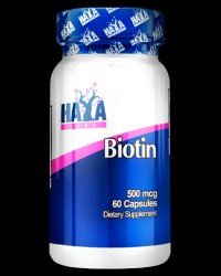 Biotin Maximum Strength 500 mcg, 60 капсули